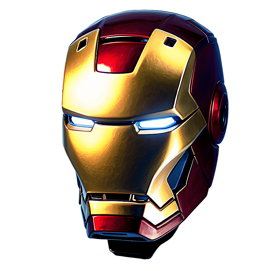 Shiny Iron Man Helmet Look Png Wvy87