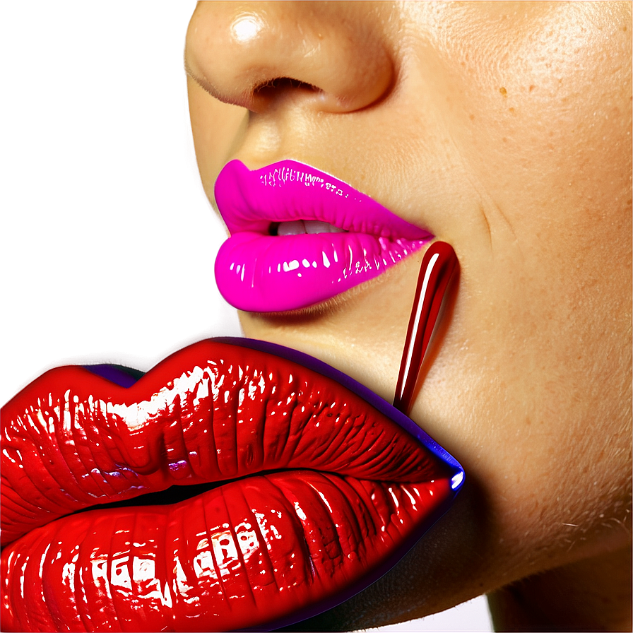 Shiny Kissy Lips Png Mel42