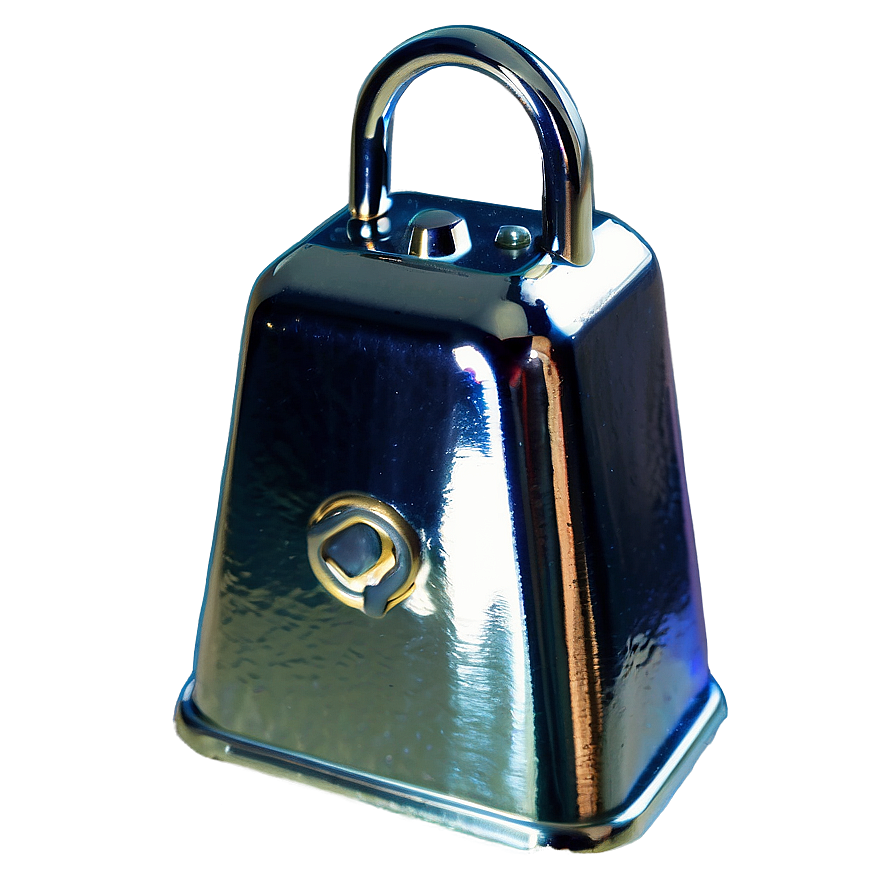 Shiny Metal Cowbell Png Enk31