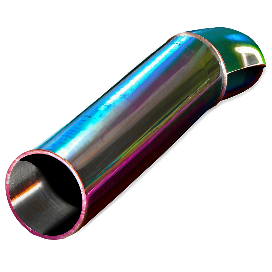 Shiny Metal Pipe Png 05252024