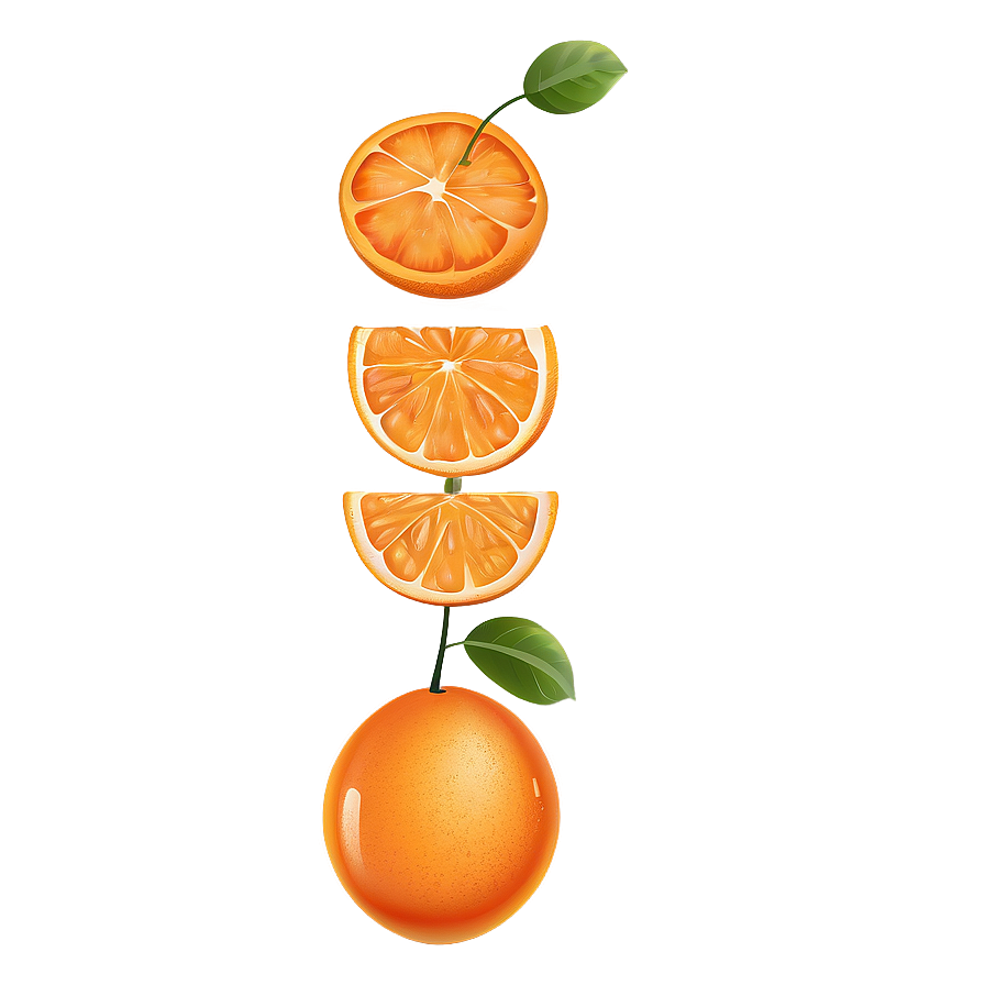 Shiny Orange Illustration Png 43