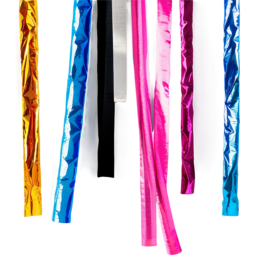 Shiny Party Streamers Png Bhn91