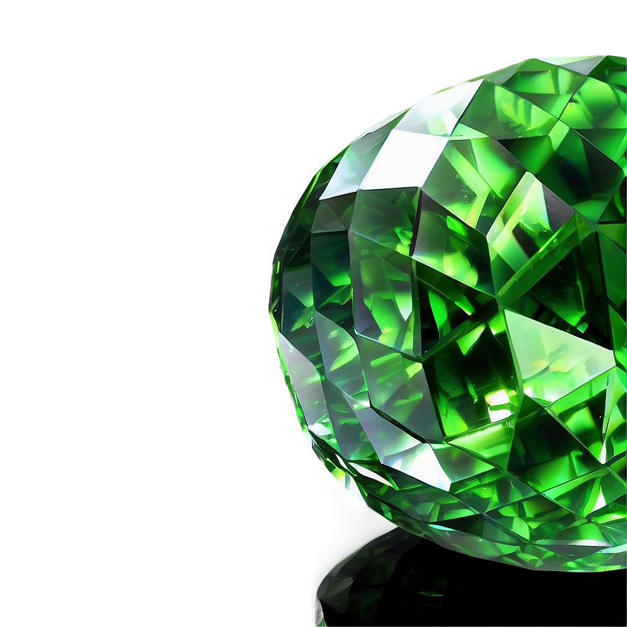 Shiny Peridot Crystal Png 12