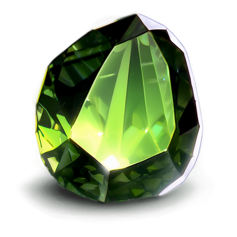 Shiny Peridot Crystal Png 62