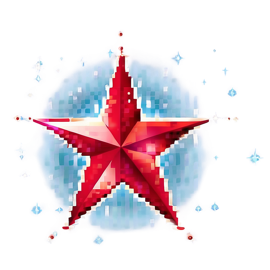 Shiny Pixel Star Illustration Png Sfx