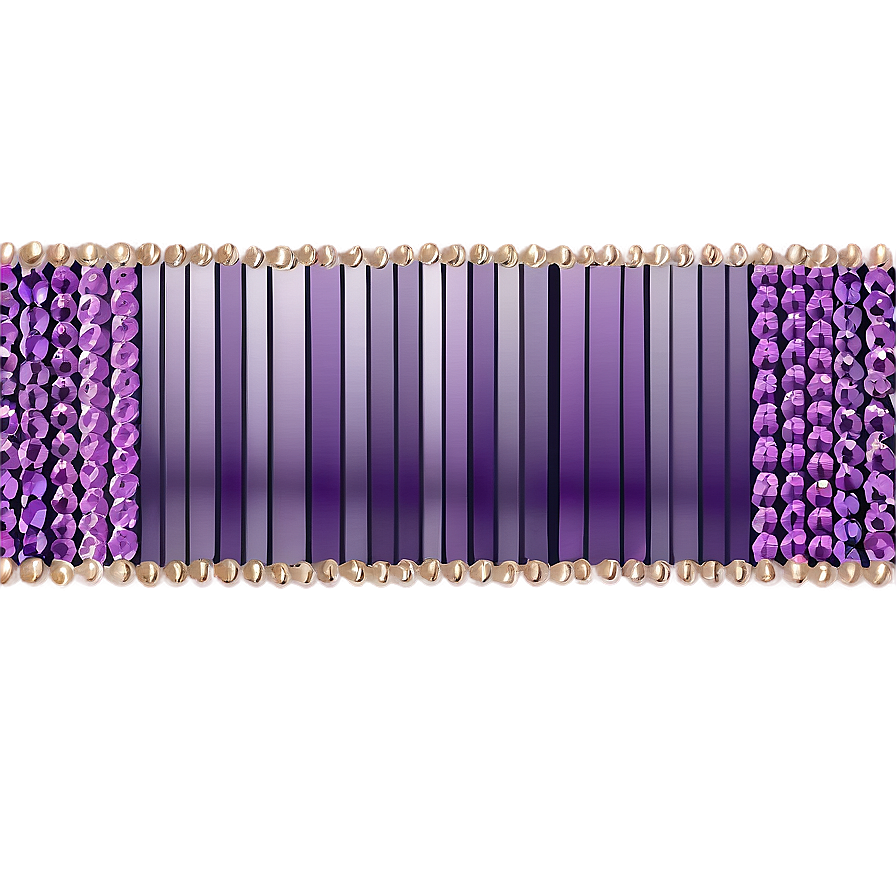 Shiny Purple Sequin Border Png 41