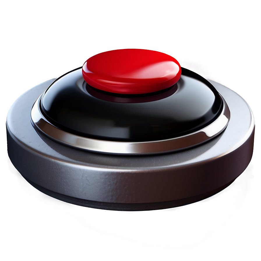 Shiny Red Stop Button PNG 85 PNG with transparent background