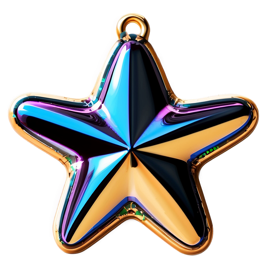 Shiny Sparkle Star Decoration Png 06212024