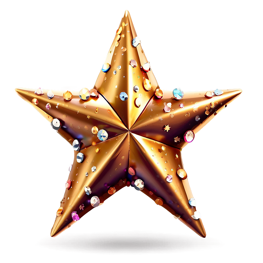 Shiny Sparkle Star Decoration Png Oqk