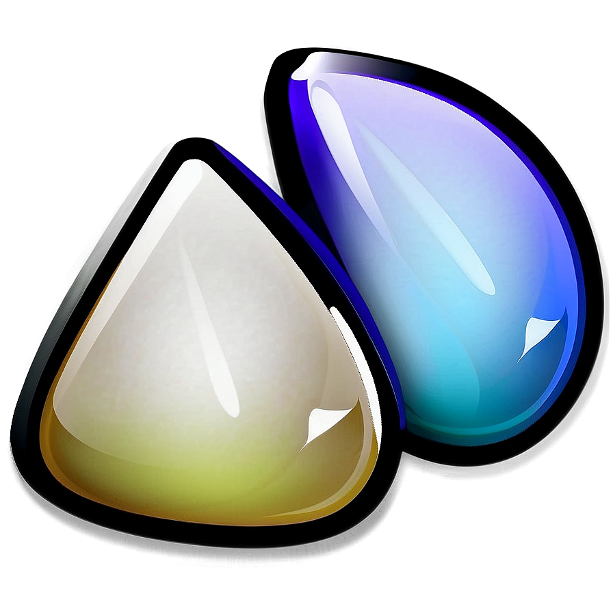 Shiny Teardrop Icon Png 46