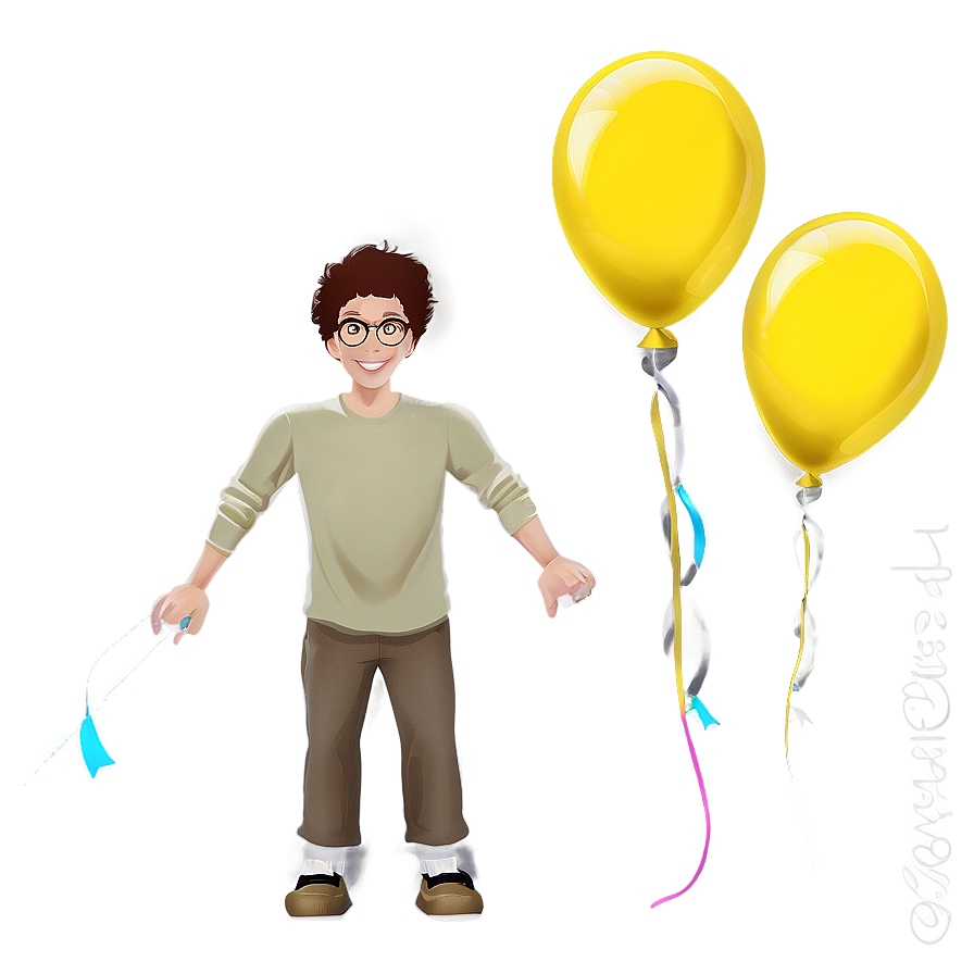 Shiny Yellow Balloon Png Xdn16