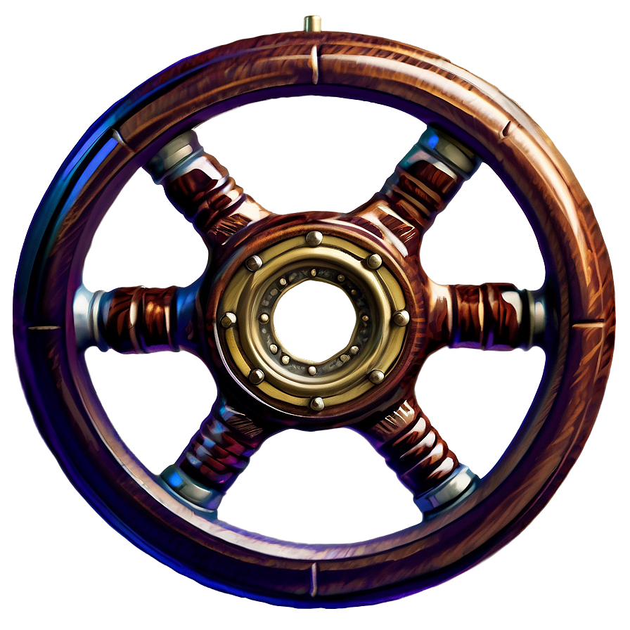 Ship Steering Wheel Nautical PNG 5 PNG with transparent background