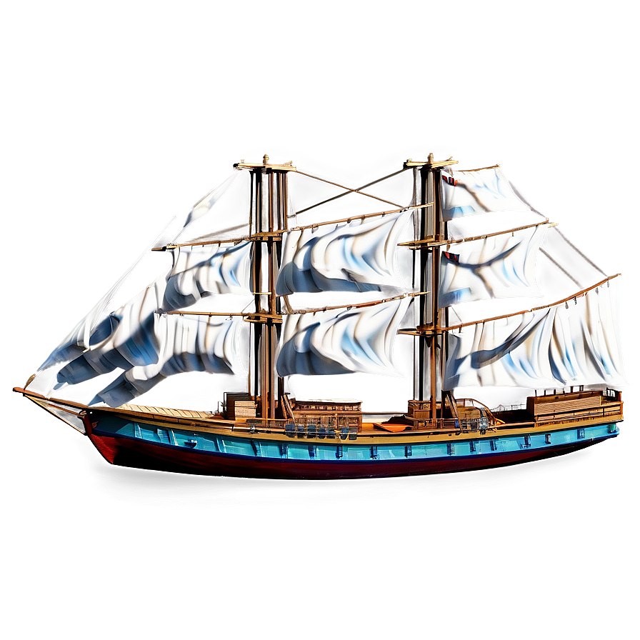 Ship With Sails Png 74