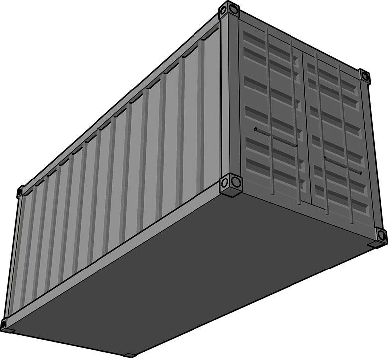 Portable Storage Solutions - Shipping Container Clipart, HD Png Download PNG with transparent background
