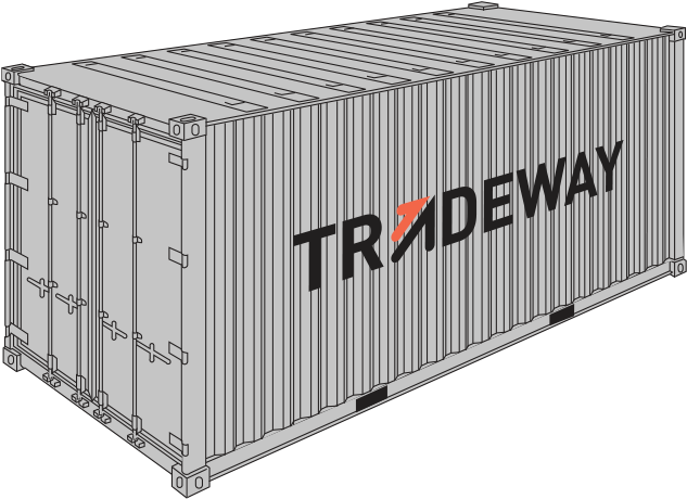 Shipping-container - 45 High Cube Pallet Wide Container, HD Png Download PNG with transparent background