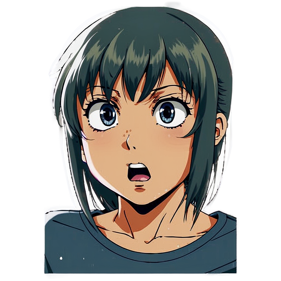 Shocked Anime Face Png Rpe16