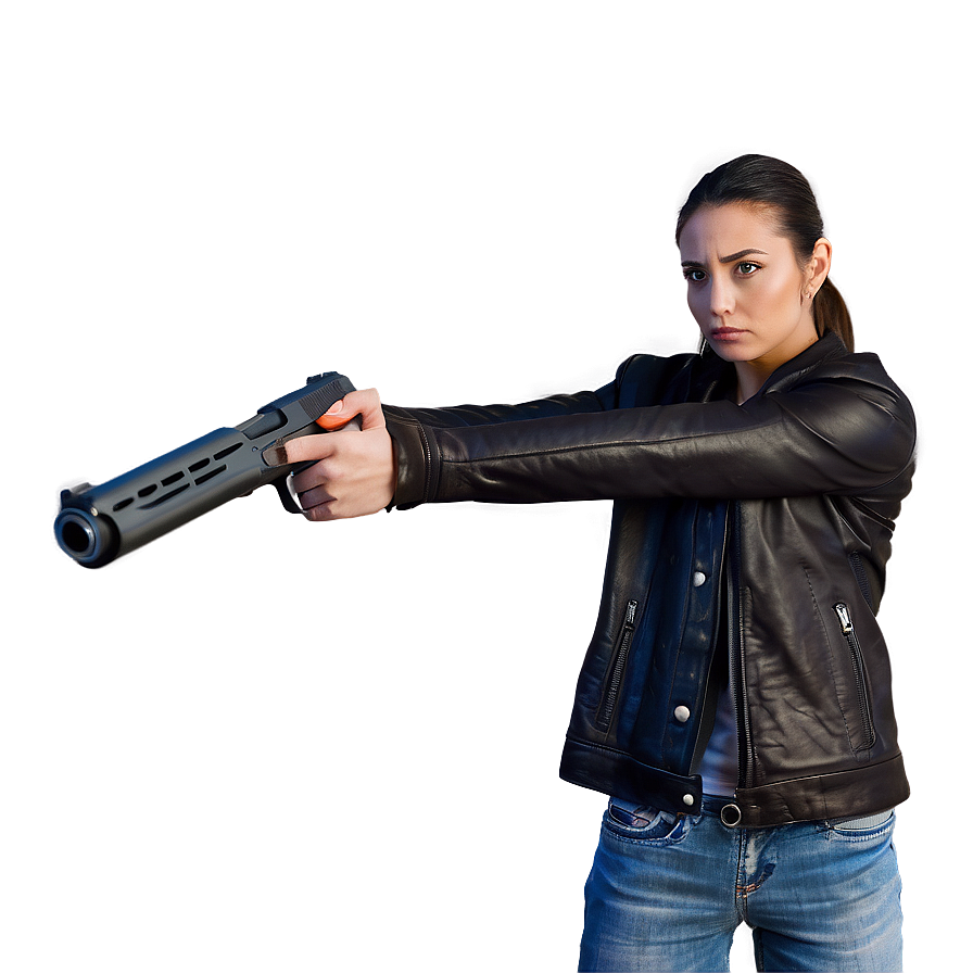 Shooting Stance Handgun Png 93