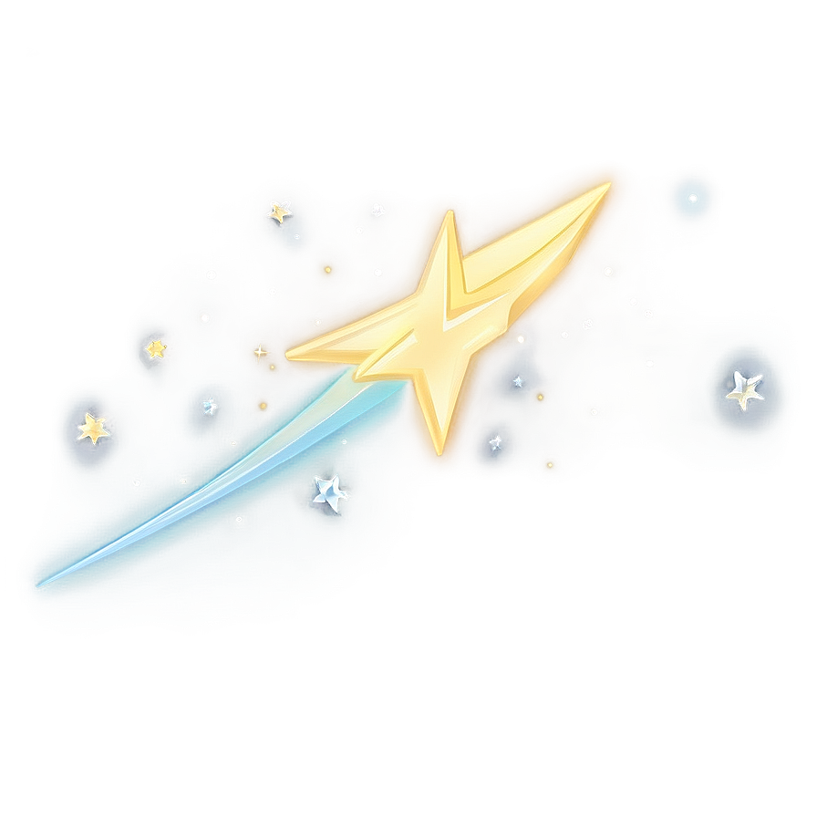 Shooting Star In Dark Sky Png 54