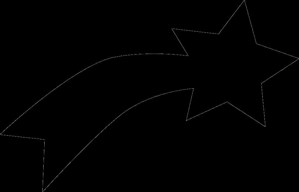 Shooting_ Star_ Outline_ Vector