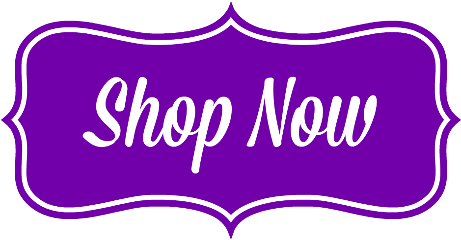 Shop Now Button Purple Banner PNG with transparent background