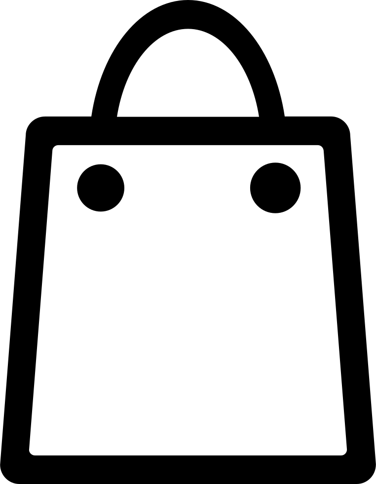 Shopping Bag Icon Simple Outline