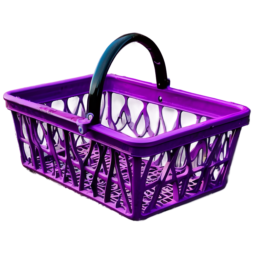 Shopping Basket With Handle Png 10