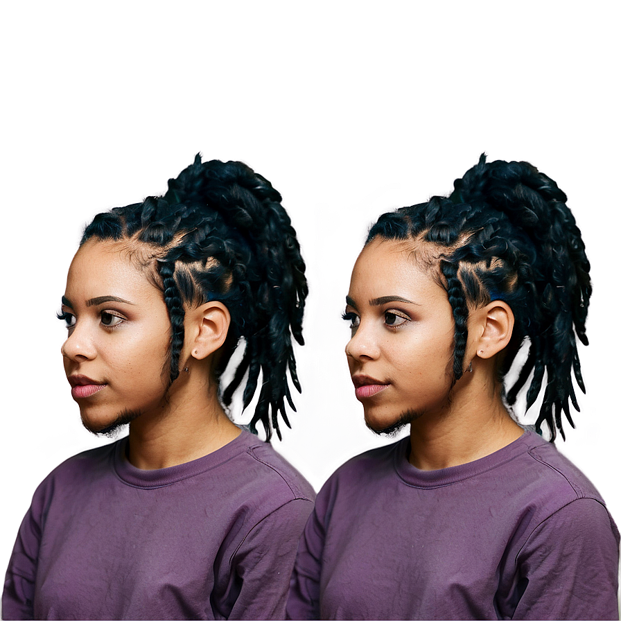 Short Dreads Design Png Ufx