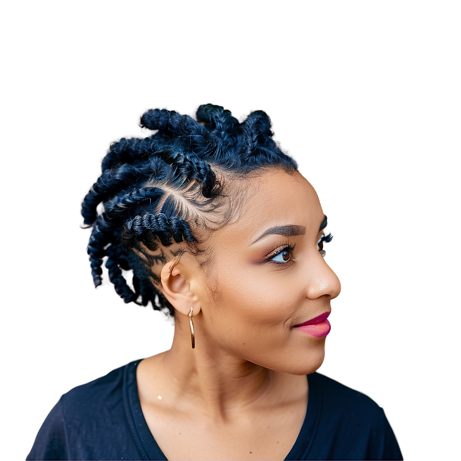 Short Dreads Twist Out Png Nhv81