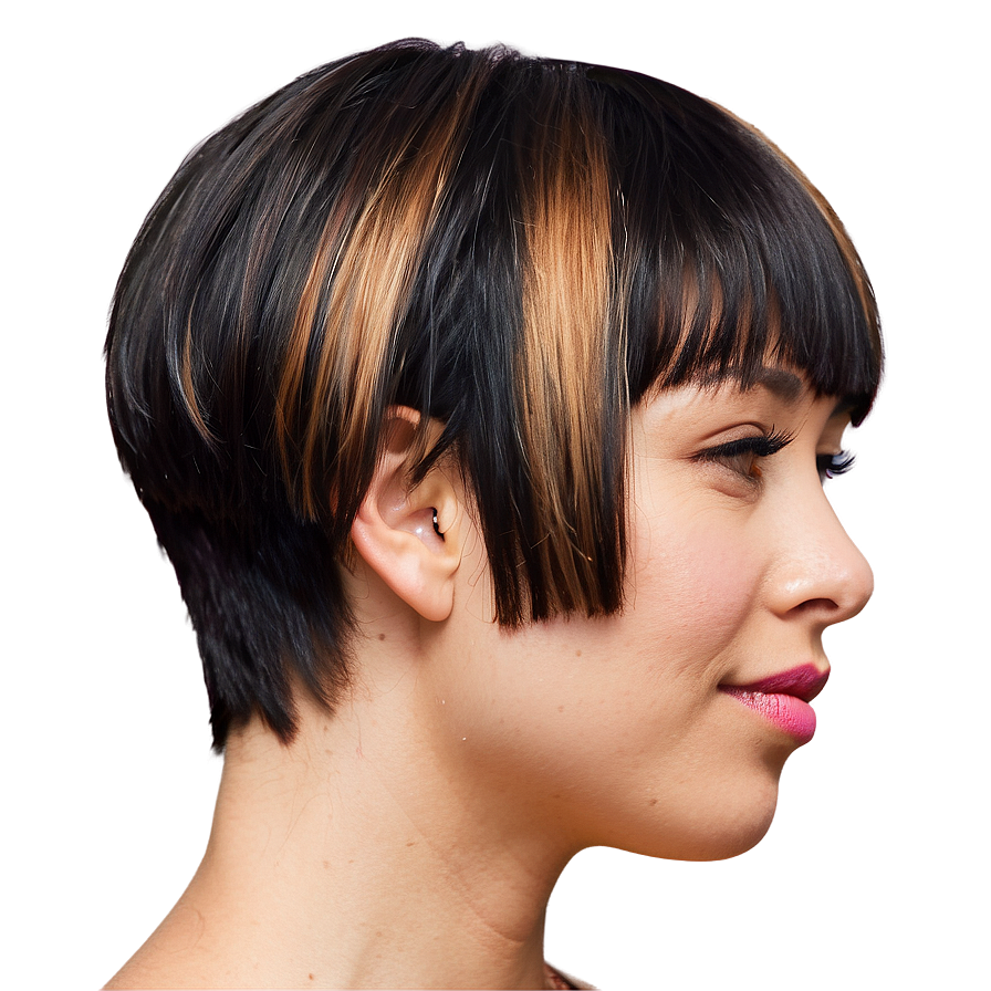 Short Karen Haircut Design PNG yym81 PNG image with a transparent background, free high-resolution download
