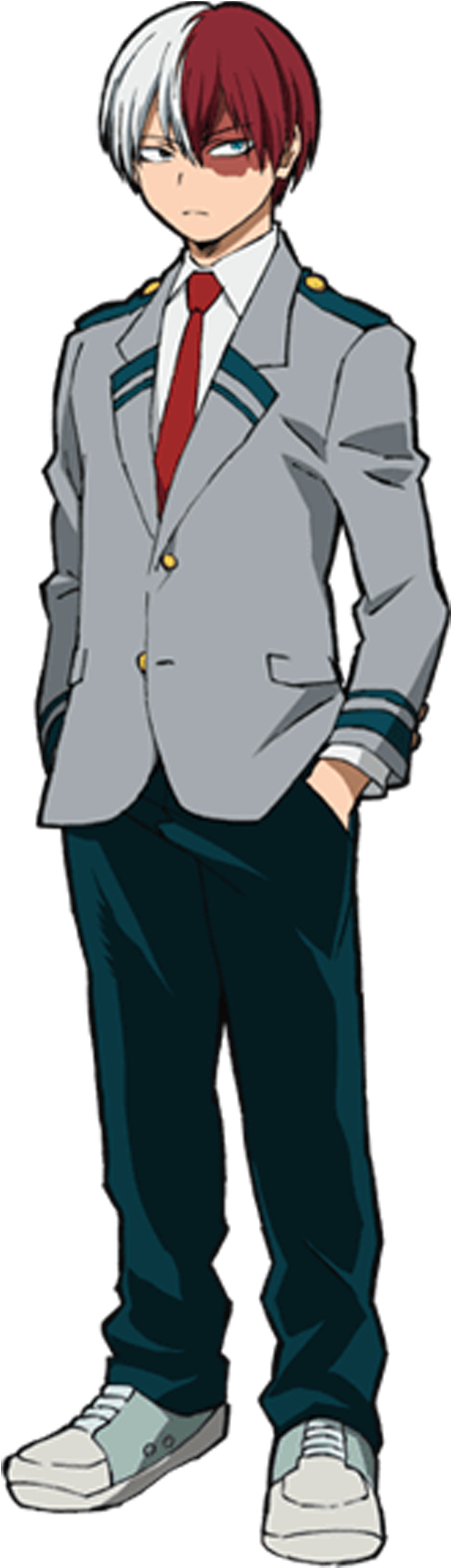 Shoto Todoroki In Uniform, HD Png Download PNG with transparent background