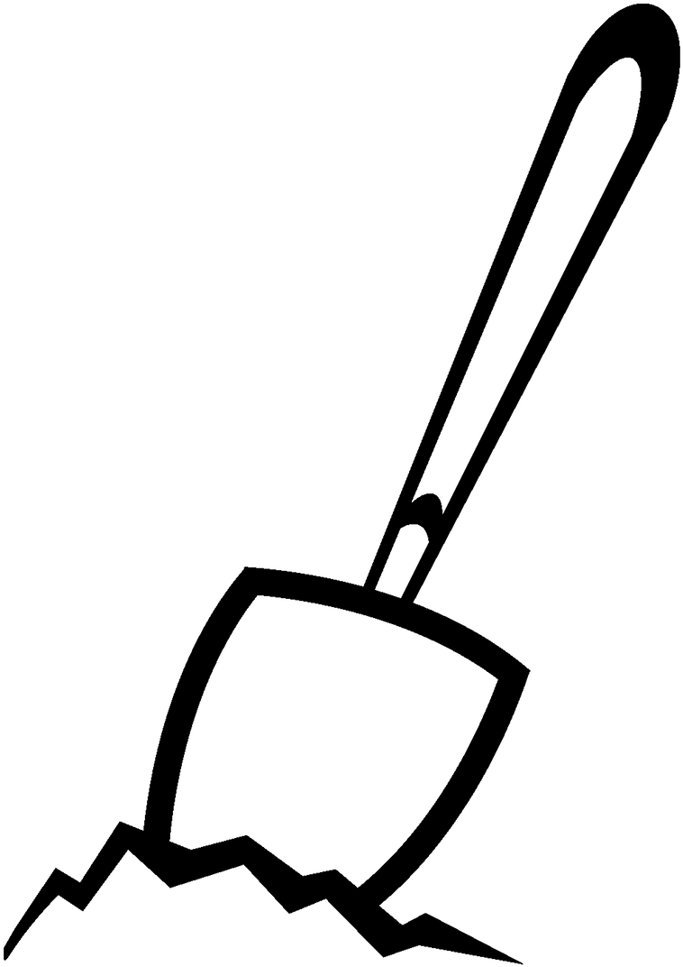 Soil With Shovel Coloring Page - Shovel Coloring Page, HD Png Download PNG image with a transparent background, free high-resolution download