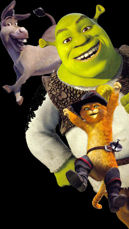 Shrek_ Characters_ Posing_ Vertical