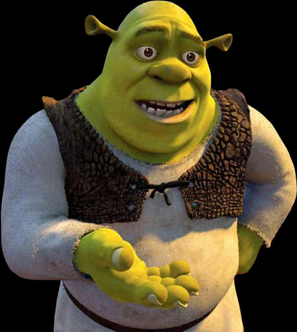 Shrek Smiling Character Portrait