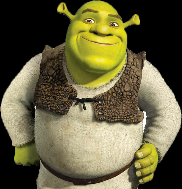 Shrek Smiling Portrait