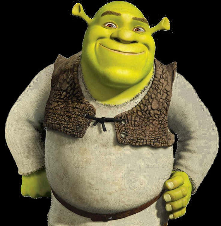 Shrek Smiling Portrait