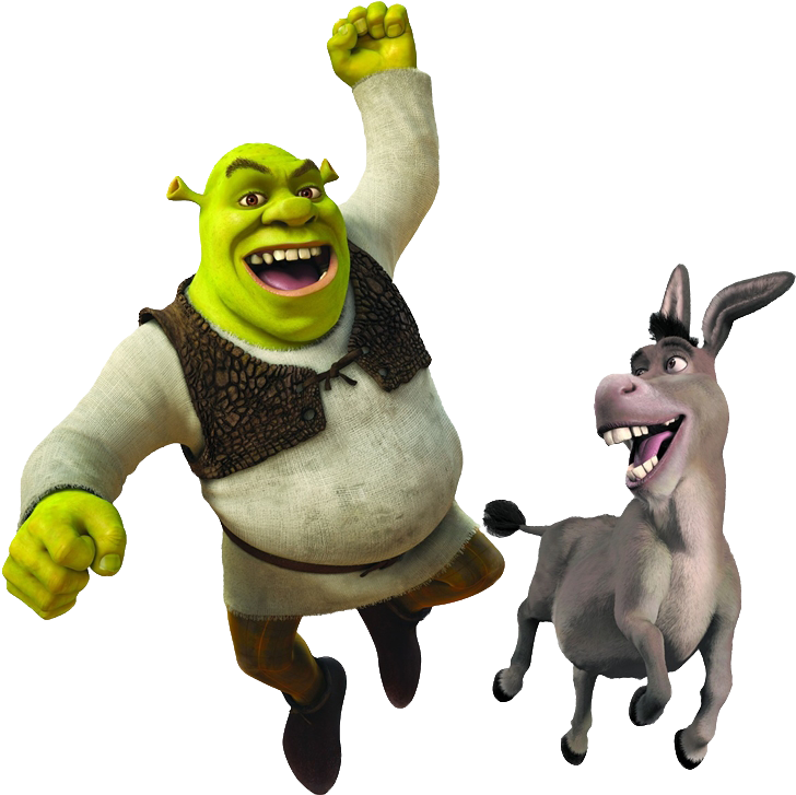 Shrekand Donkey Happy Moment