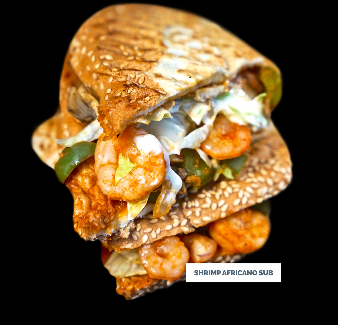 Shrimp Africano Sub Sandwich