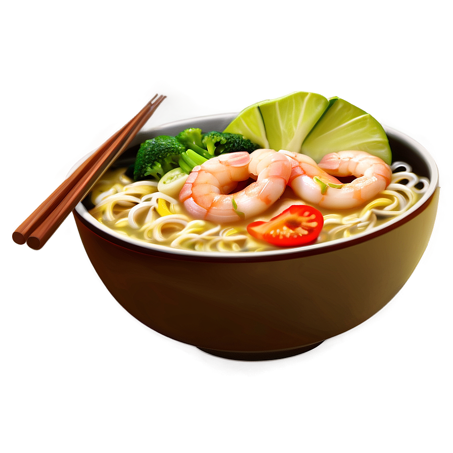 Shrimp Ramen Bowl Png 05242024