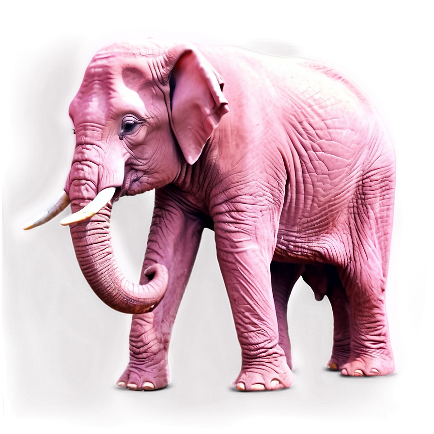 Shy Pink Elephant Png Smt80