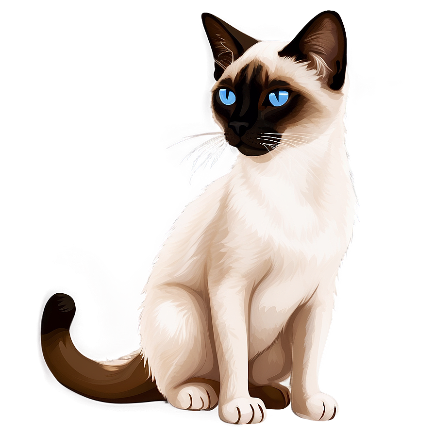 Siamese Cat Clipart Png 06122024