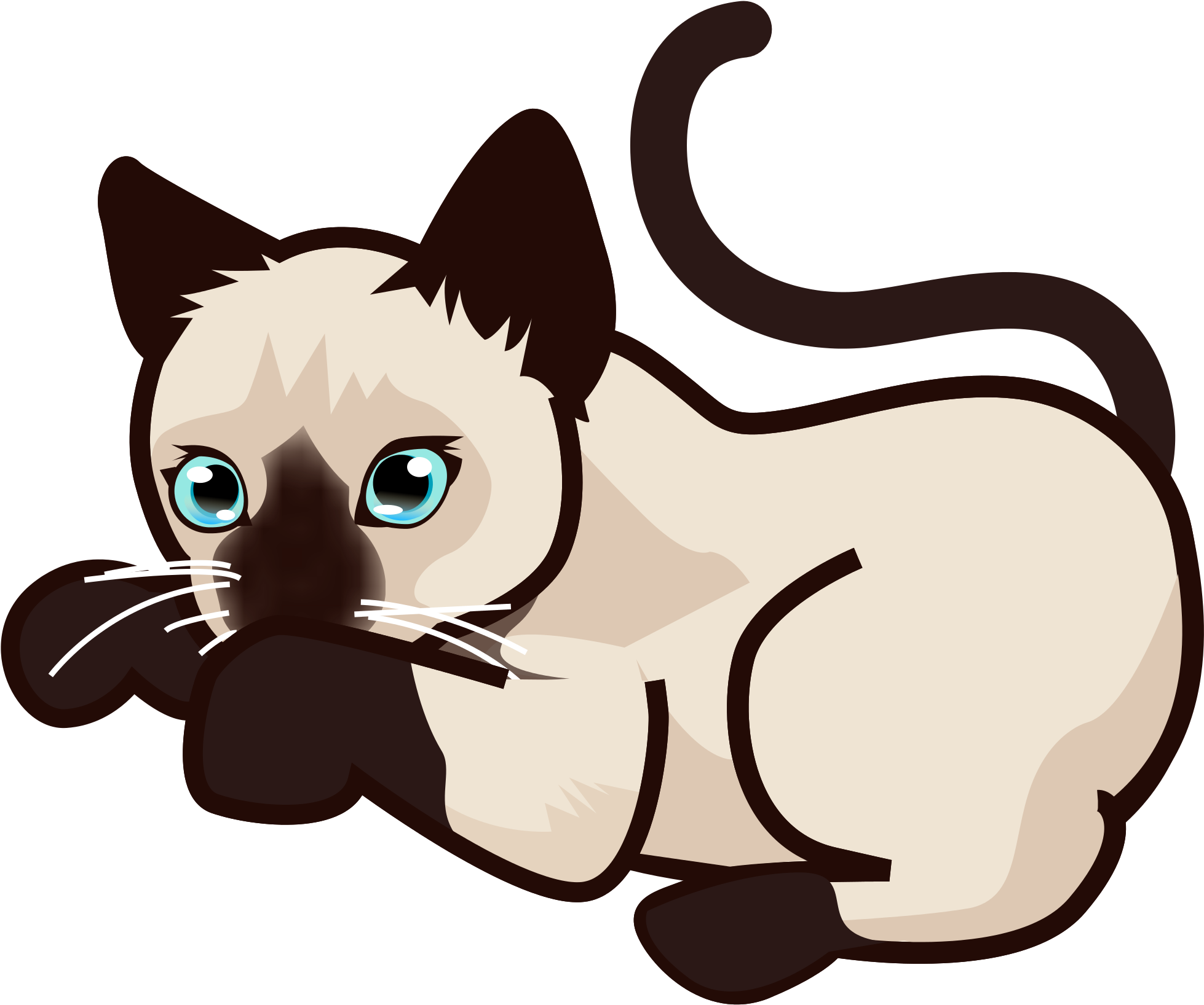 Siamese Cat Illustration