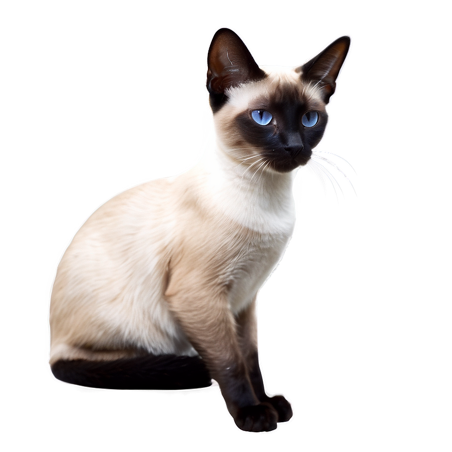 Siamese Cat PNG 05232024 PNG image with a transparent background, free high-resolution download
