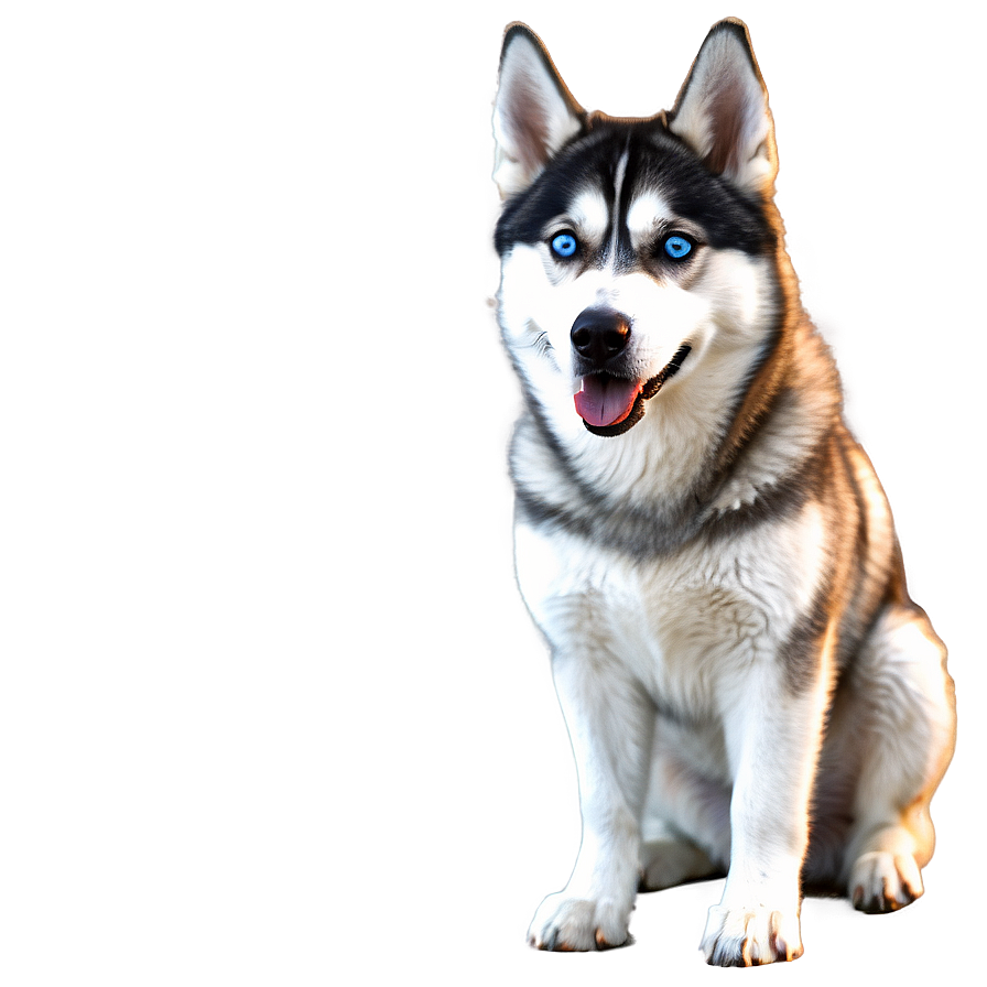 Siberian Husky In Winter Png 96