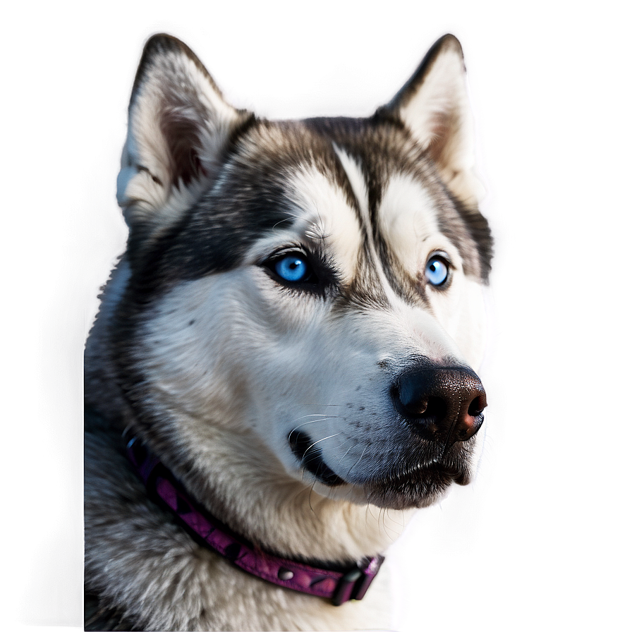 Siberian Husky Portrait Png Tls58