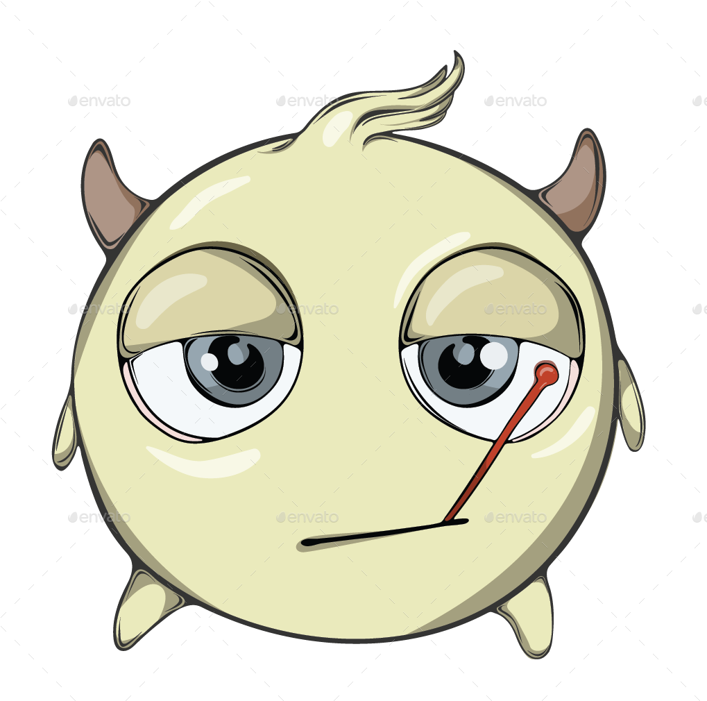05 Sick - Cartoon - Cartoon, HD Png Download PNG with transparent background