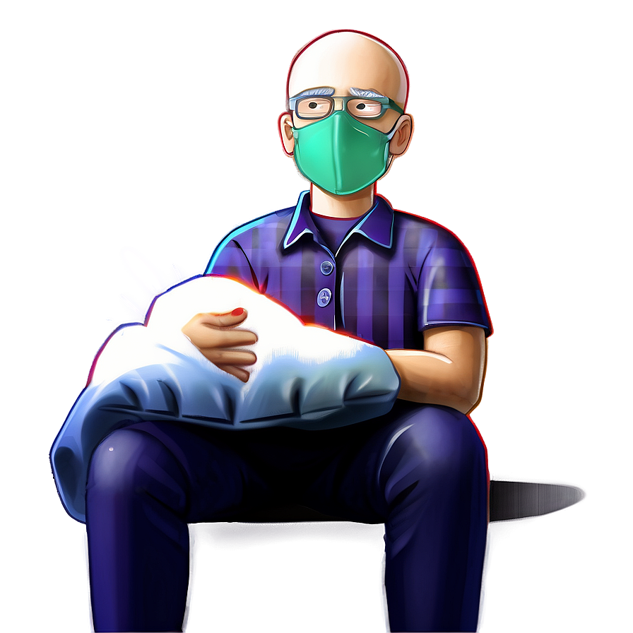 Sick Person Cartoon PNG 44 PNG with transparent background