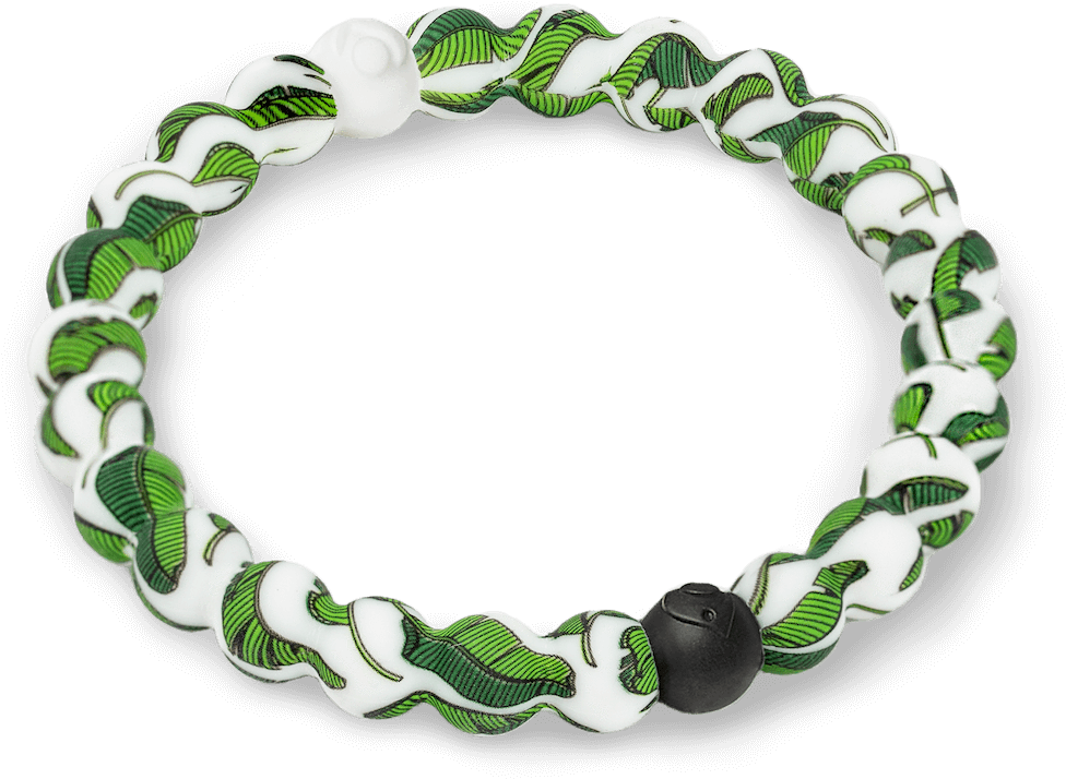 Side Angle Of Banana Leaf Patterned Silicone Beaded - Banana Leaf Lokai, HD Png Download PNG with transparent background