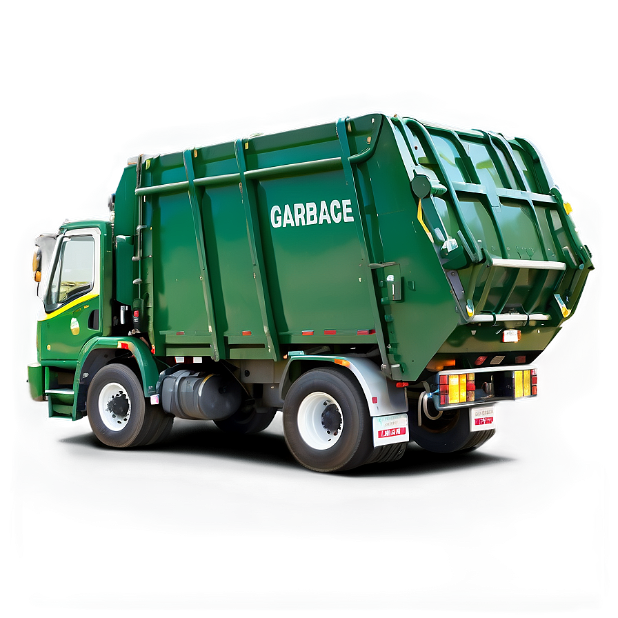 Side View Garbage Truck Png 06202024