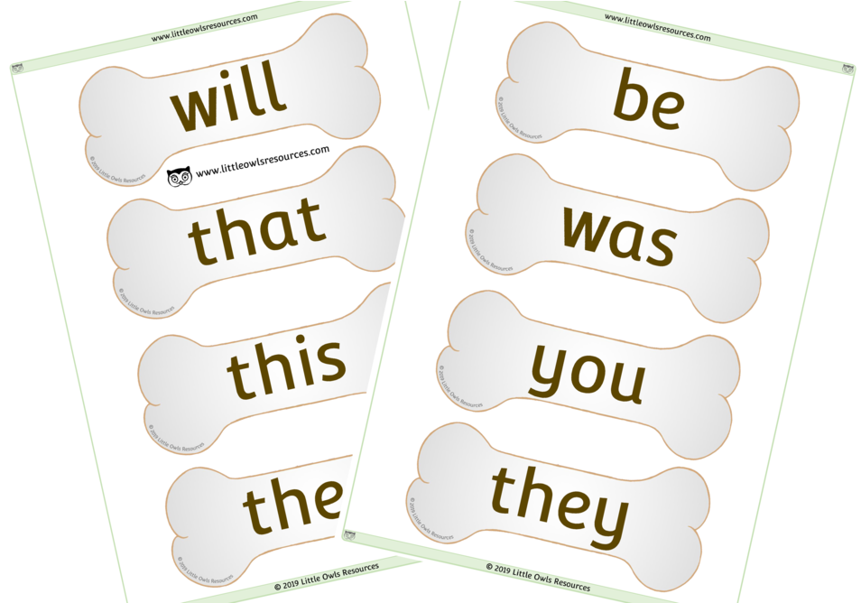 Sight Words Educational Materials PNG image with a transparent background, free high-resolution download