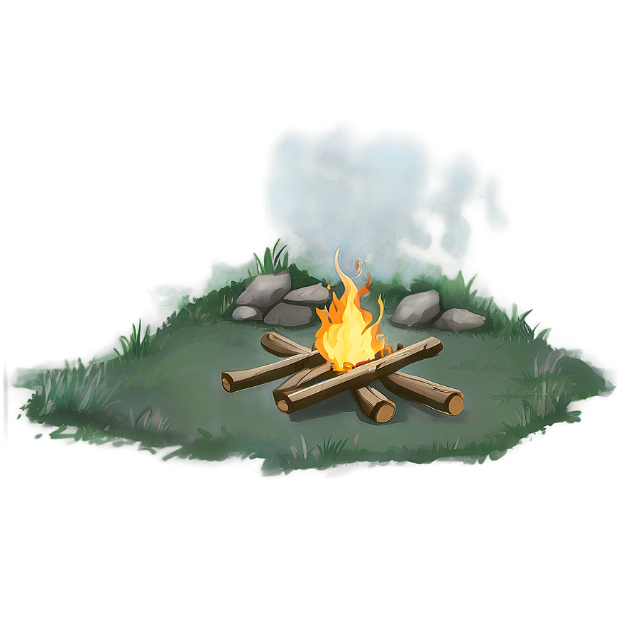 Silent Anime Campfire Png Kua10